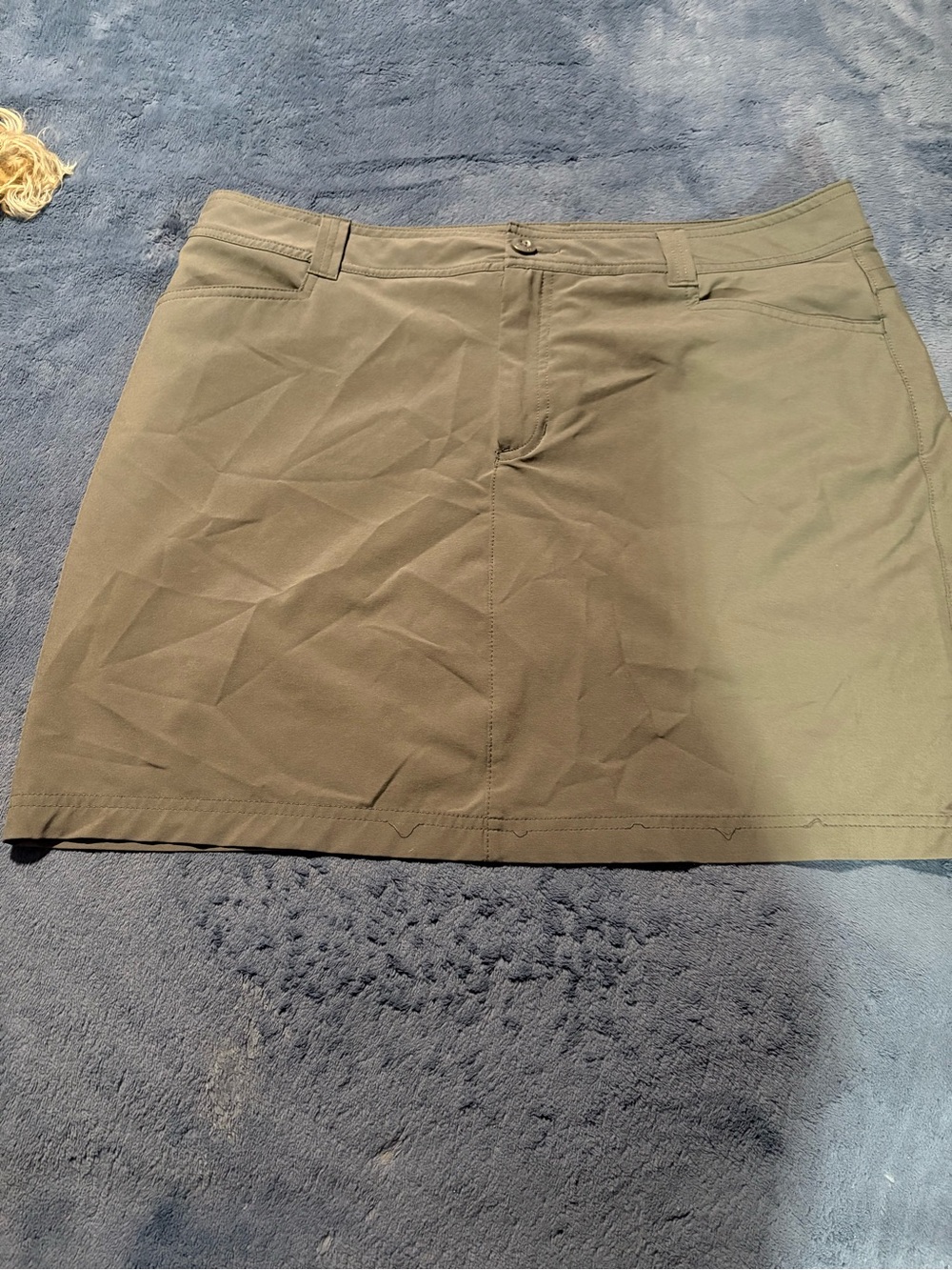 Eddie Bauer Olive Green Mini Skirt